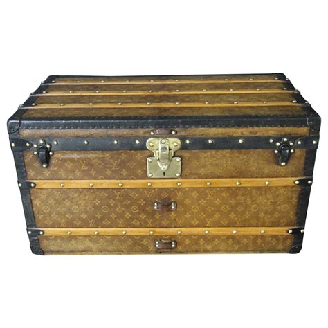 fake louis vuitton steamer trunk|louis vuitton rolling trunk.